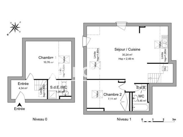 Location Appartement 3 pièces 57.85 m² - 5 RUE PIERRE LEGUEN Conflans Sainte Honorine 78700