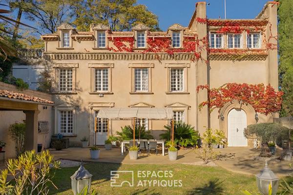 Manoir du 19e siècle et ses dépendances avec vue panoramique