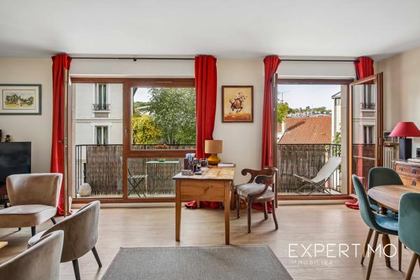Clamart centre, appartement charmant et lumineux, 70m² avec balcon