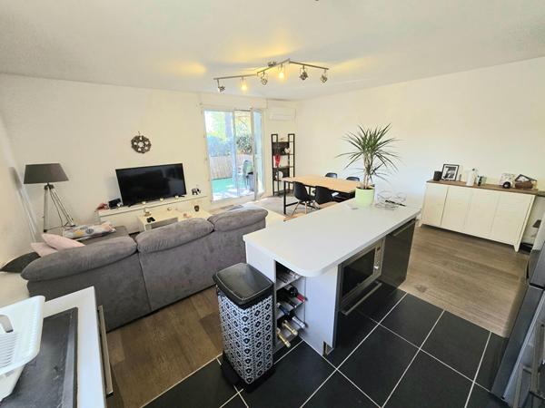 Toulouse 31200 Borderouge Métro ,Beau T3 meublé de 64.08m² Terrasse et jardinet résidence piscine 2 parking