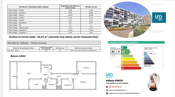 Appartement à vendre 3 pièces 66 m² Argenteuil