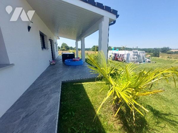 A 5 minutes de St Gaudens, villa de plain-pied récente, 4 chambres et garage indépendant