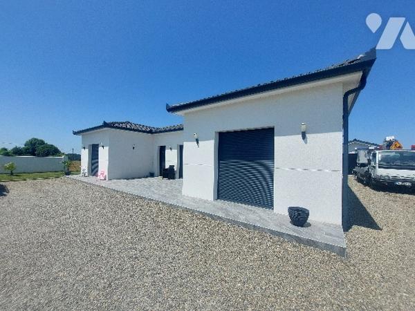 A 5 minutes de St Gaudens, villa de plain-pied récente, 4 chambres et garage indépendant