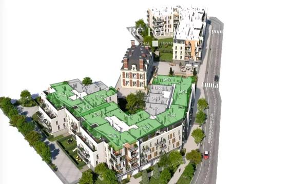 Chatenay Malabry – T3 de 71m² au 2e étage avec balcon et parking