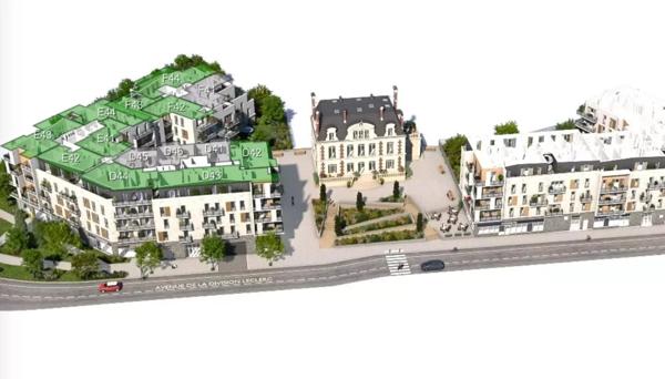 Chatenay Malabry – T3 de 71m² au 2e étage avec balcon et parking