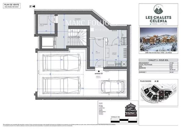Méribel – Domaine des Trois Vallées – Chalets de 205 m² – 12 personnes
