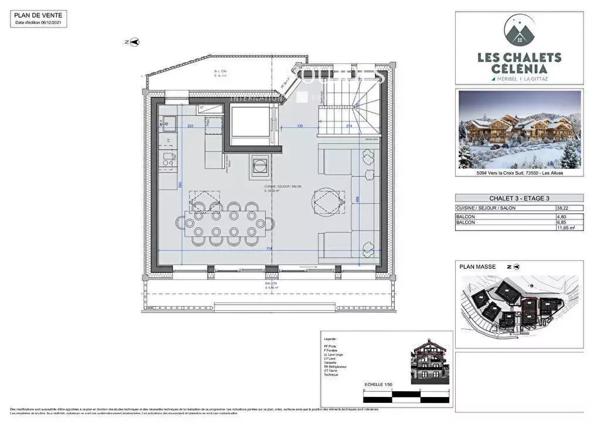 Méribel – Domaine des Trois Vallées – Chalets de 205 m² – 12 personnes