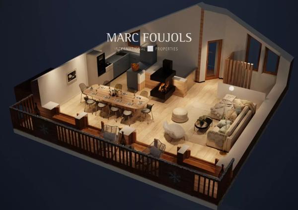 Méribel – Domaine des Trois Vallées – Chalets de 205 m² – 12 personnes
