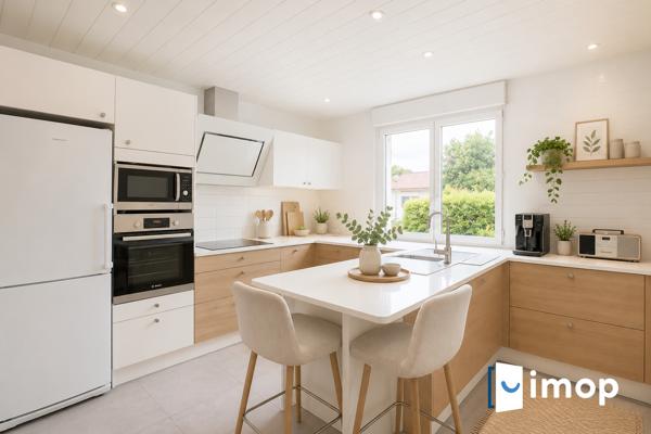 AMBARÈS-ET-LAGRAVE – MAISON DE PLAIN-PIED 112 m2 – 3 CHAMBRES – JARDIN – GARAGE