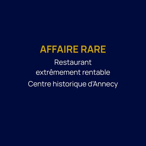 Restaurant à forte rentabilité – Emplacement premium – Annecy centre