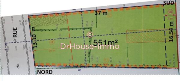 Terrain à vendre de 551 m²