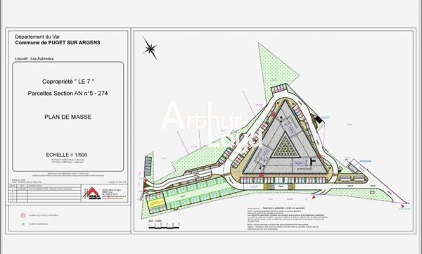Bâtiment Premium neuf - Bureaux entre 128 à 1313m² m² à vendre- Puget sur Argens