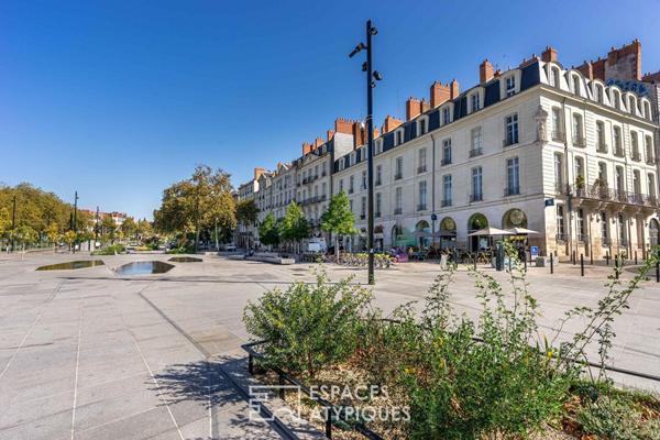 Appartement rénové élégant et raffiné (140m2) avec balcon 1er étage – Nantes