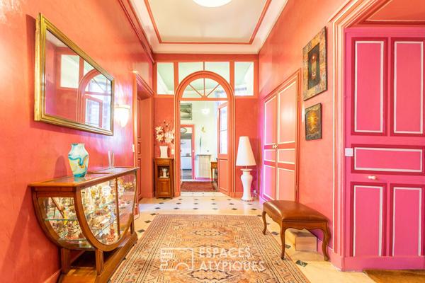 Appartement rénové élégant et raffiné (140m2) avec balcon 1er étage – Nantes