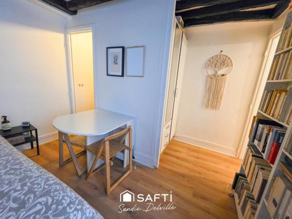 Appartement 1 pièce- 18m²- faibles charges