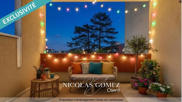 Grand T2 de 58 m² - Lyon 9 Plateau Saint-Rambert