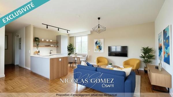 Grand T2 de 58 m² - Lyon 9 Plateau Saint-Rambert