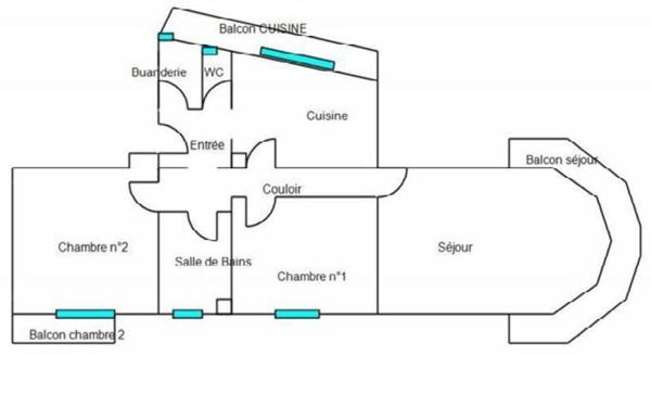 Appartement à louer    3 pièces •  Prades