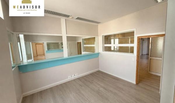 À VENDRE : PLATEAUX DE BUREAUX D'ENVIRON 188 M² - QUARTIER PREFECTURE LE MANS (72)