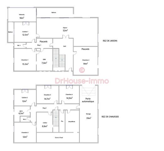 Maison à vendre 8 pièces de 204 m²