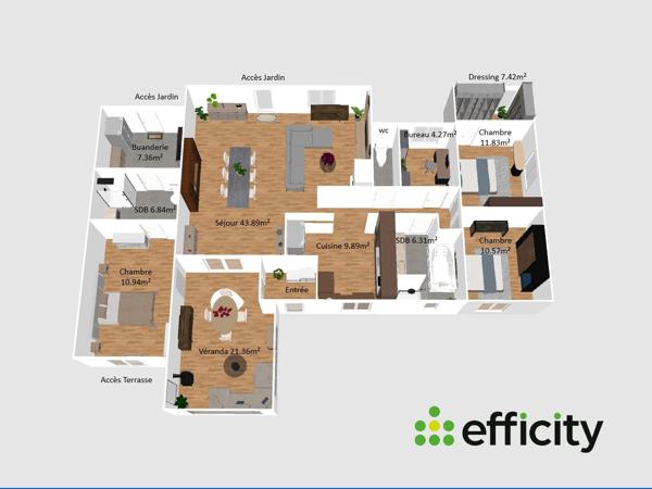 Maison
         6 pièces
        - 148 m² Exclusivité 370 000 € *