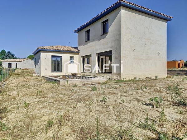 Pouzolles maison neuve T5, 134m², piscine, garage