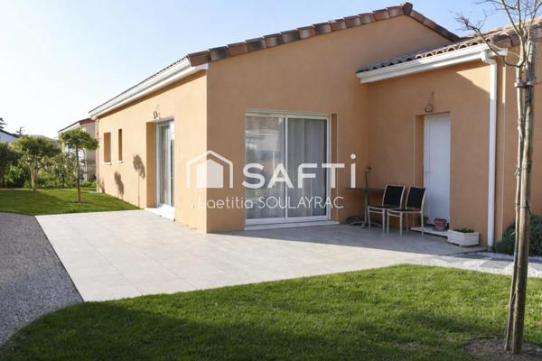 Maison 92m² avec garage et jardin à Soual