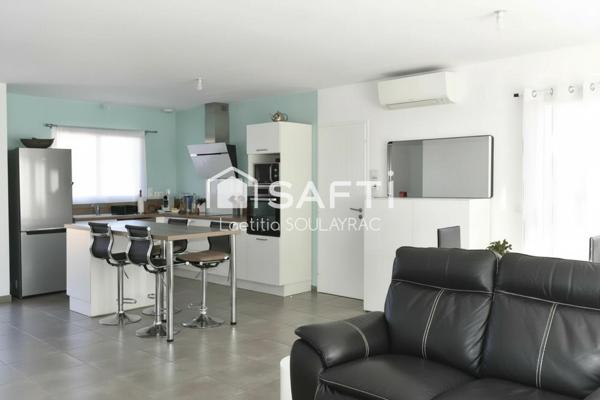 Maison 92m² avec garage et jardin à Soual