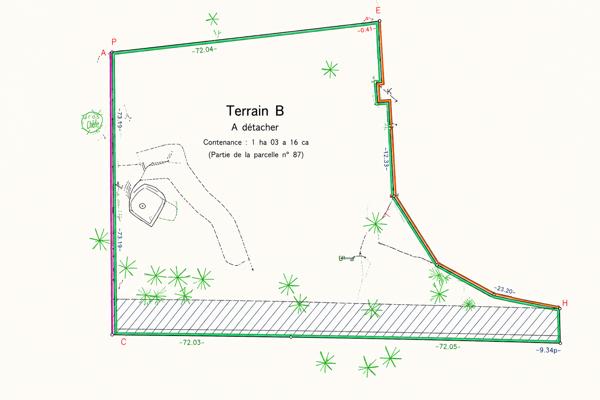 Terrain constructible à vendre - Caussols - 3 470 m²