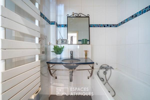 Loft avec patio dans ancienne usine de matelas