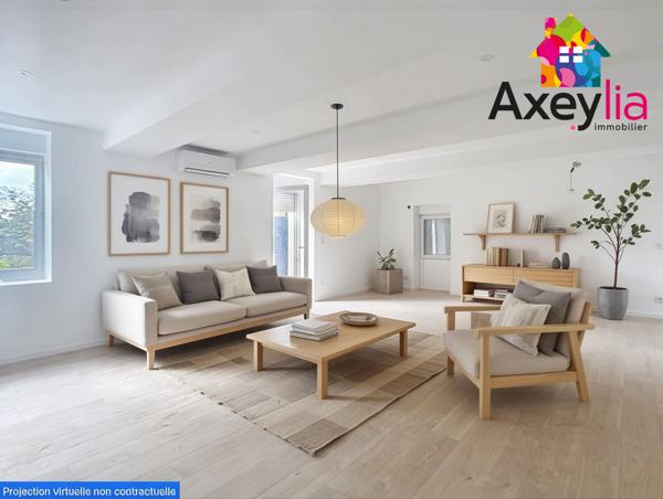 Vougy (42720) A VENDRE - VOUGY - MAISON ENTIÈREMENT RÉNOVÉE AVEC QUATRE CHAMBRES, TERRAIN ET STATIONNEMENTS