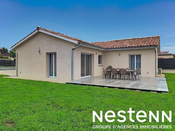 Rare à la vente :  Villa récente de plain-pied - 111 m² -