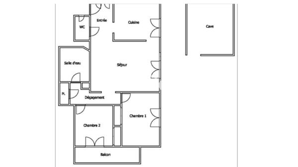 Appartement 3 pièces - 72 m²