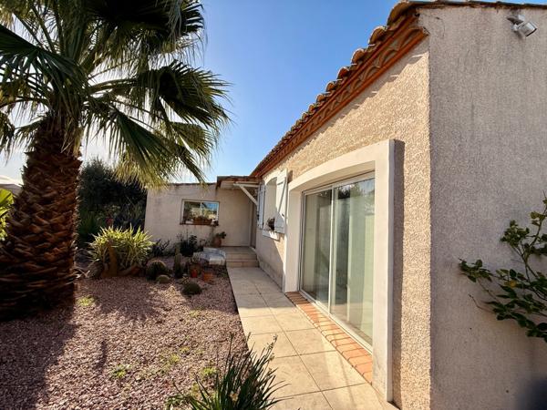 Maison plain-pied à vendre 7 pièces RIEUX MINERVOIS (11) 178m2 habitables dont gite de 50m2 sur terrain 725m2 avec piscine