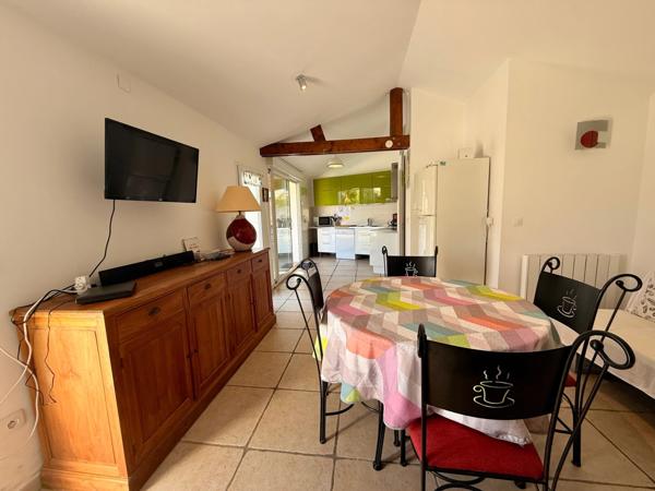 Maison plain-pied à vendre 7 pièces RIEUX MINERVOIS (11) 178m2 habitables dont gite de 50m2 sur terrain 725m2 avec piscine