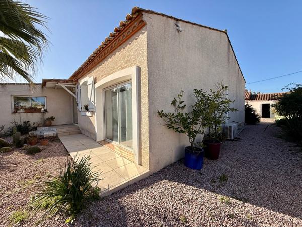 Maison plain-pied à vendre 7 pièces RIEUX MINERVOIS (11) 178m2 habitables dont gite de 50m2 sur terrain 725m2 avec piscine