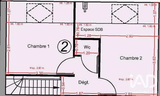 Maison à vendre 3 pièces 54 m² Neuilly-Plaisance