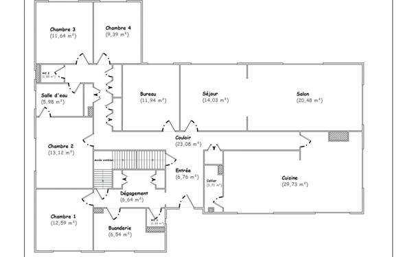 Maison individuelle de 234m2