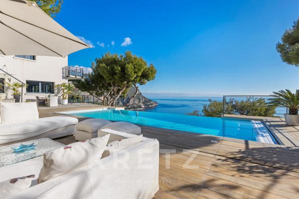 Villa contemporaine - Eze Bord de Mer - Vue panoramique