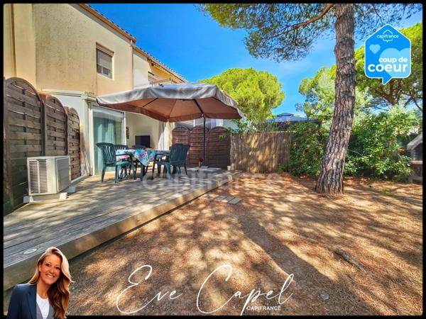 Appartement à vendre 2 pièces LE CAP D'AGDE (34), Secteur PINEDE, Appartement T2 + CABINE avec Stationnement privatif + Piscine