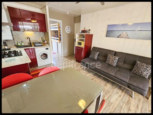 Appartement à vendre 2 pièces LE CAP D'AGDE (34), Secteur PINEDE, Appartement T2 + CABINE avec Stationnement privatif + Piscine