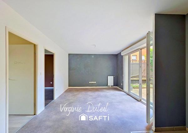 T3 57 m², 2 chambres, jardin privatif et parking