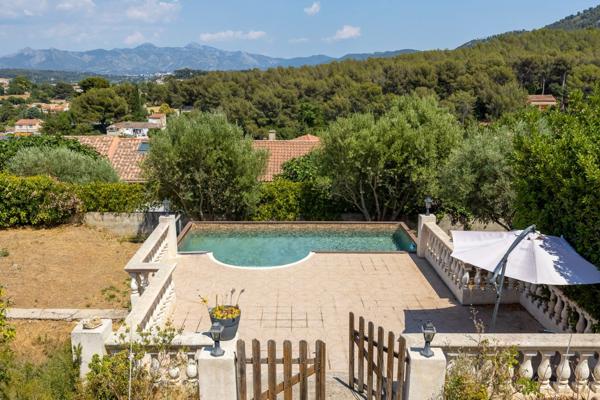 ***VISITE VIRTUELLE DISPONIBLE SUR DEMANDE…LA MILLIÈRE LIMITE LA PENNE-SUR-HUVEAUNE…MAISON 195m²… 5 CHAMBRES…PISCINE…JARDIN…DOUBLE LOGEMENT…VUE À COUPER LE SOUFFLE…RARE À LA VENTE***