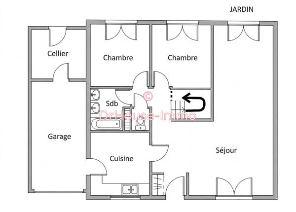 Maison à vendre 6 pièces de 135 m²
