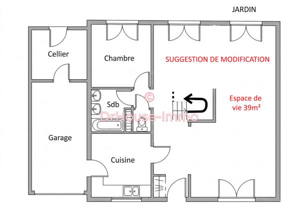 Maison à vendre 6 pièces de 135 m²