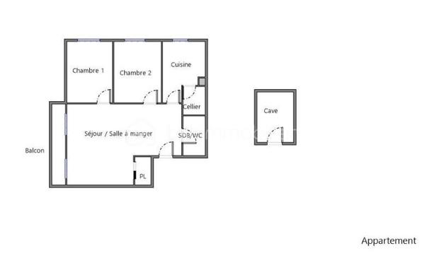OPPORTUNITÉ!
Chelles Centre Sud Foch 
A 15" à pieds de la gare RER E Chelles Gournay (4 minutes en bus) découvrez cet appartement de type F3 - deux chambres, à la distribution optimisée, sans perte d'espace et à la décoration actuelle.
Résidence Le Bief clôturée et arborée avec places de stationnement non nominatives.

À noter: projet de rénovation énergétique global voté et payé avec ravalement et isolation thermique, VMC hygro, étanchéité, peinture des menuiseries et volet roulant. 
DPE projeté après travaux C !!! Une réelle opportunité d'acheter aujourd'hui un bien que sera automatiquement revalorisé demain!

L'appartement de 56.6m2 au deuxième étage sans ascenseur, est composé comme suit:
Une entrée avec rangement chaussure distribue une salle de bain avec WC, une cuisine moderne avec un astucieux espace buanderie, un grand séjour de 25m2 avec vestiaire/débarras ouvrant sur un balcon accueillant, et enfin deux chambres dont une de 10m2.

Points forts: 
DPE projeté C après travaux 
Décoration et état général du bien 
Résidence familiale, calme et verdoyante
Accès à l'hypercentre et à la gare
École à proximité 
Chauffage collectif inclus dans les charges (prévision de baisse des charges après la rénovation énergétique)