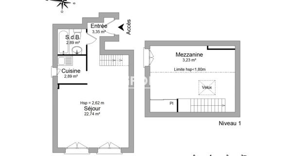 Location Studio meublé 35.1 m² - Arles 13200