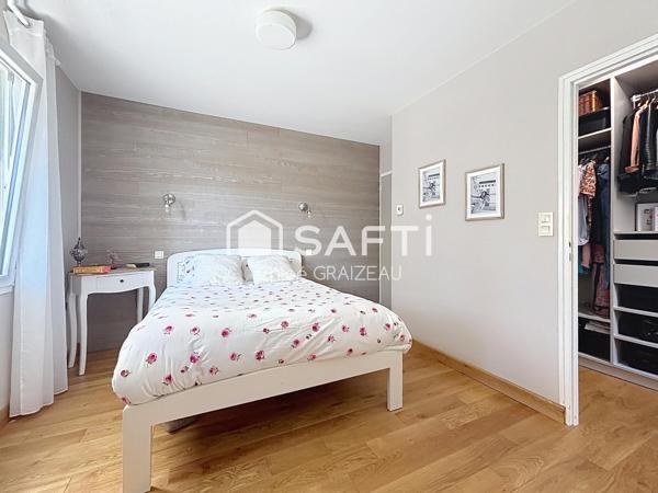 Maison de plain-pied, 4 chambres, bureau, garage