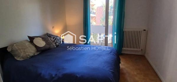 Blagnac centre, T3 rénové avec balcon et cave.