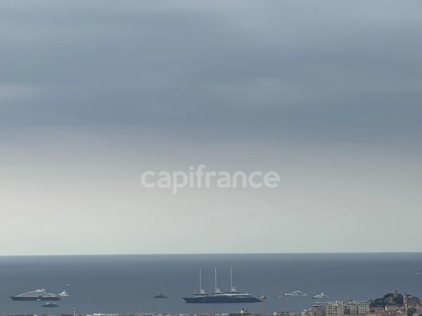 Appartement à vendre 4 pièces LE CANNET (06),penthouse avec vue mer panoramique, cave, possibilité 4 garages !
